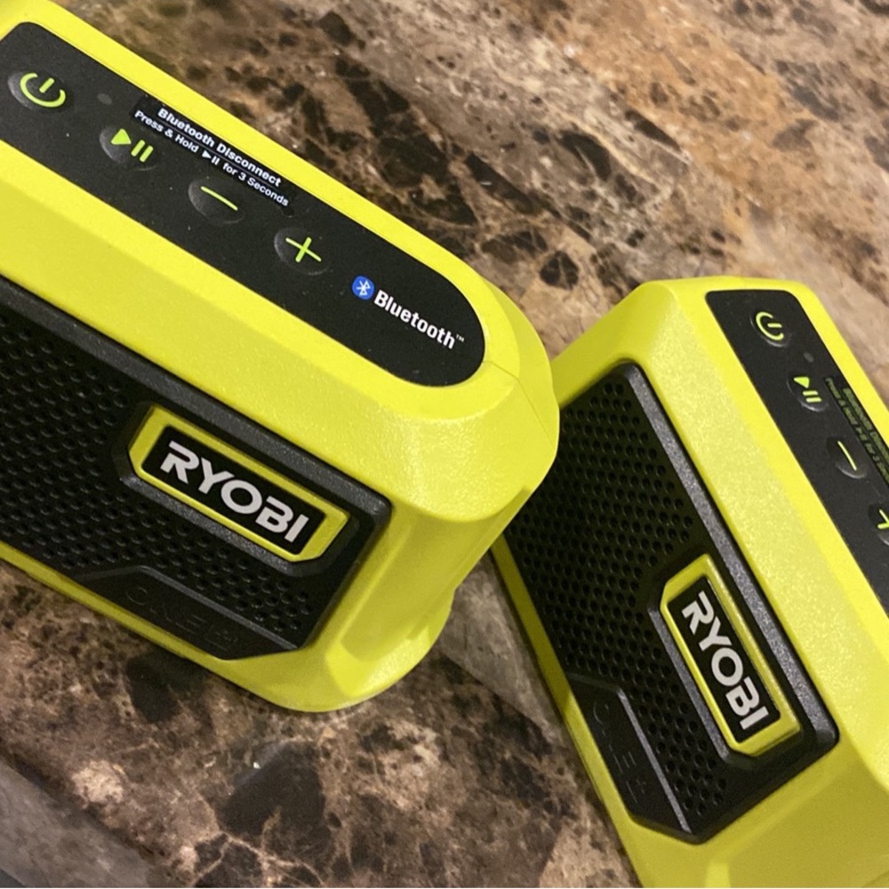 RYOBI Bluetooth speakers